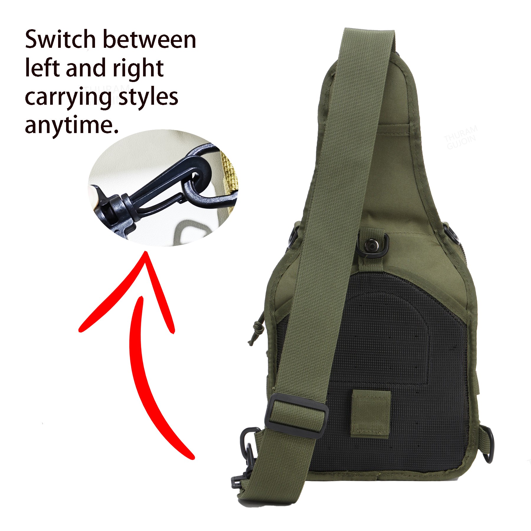 THURAM Outdoor Tactical Bag Ba - Canvas Backpack Casual avis et prix