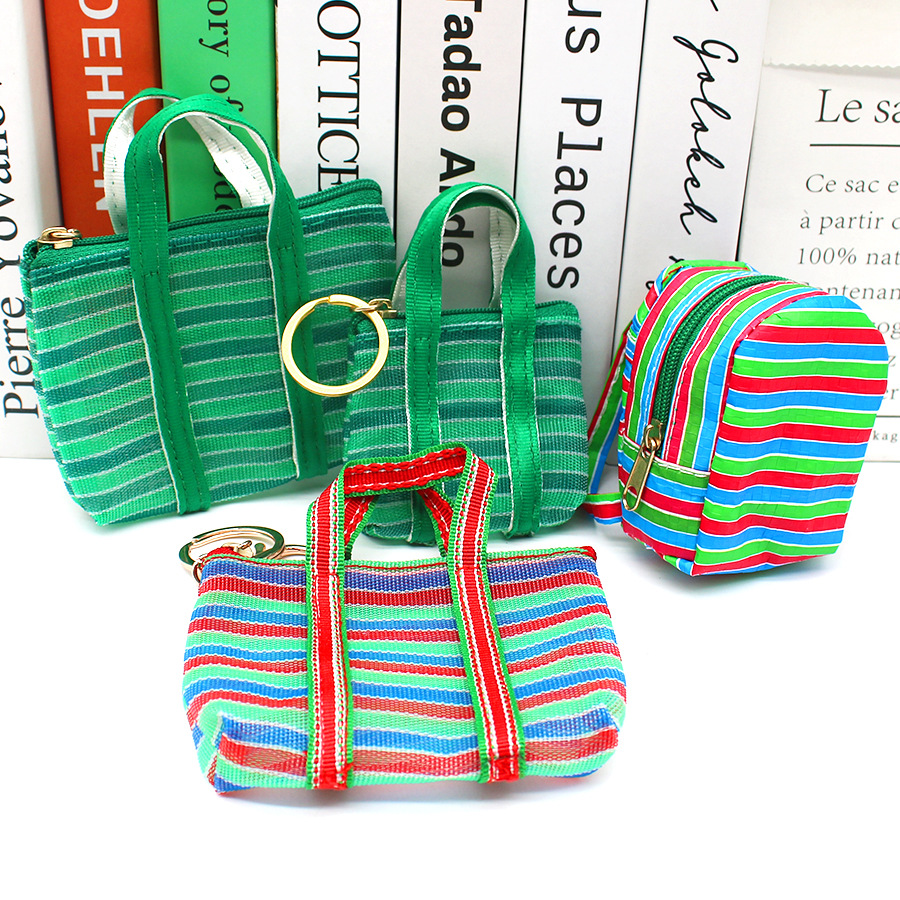 1Pc Key chain Fishing Net Bag  - Mini Backpack Purse avis et prix