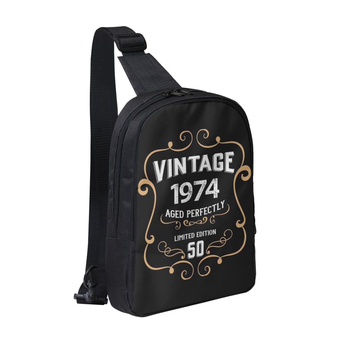50th Birthday Vintage 1974 Age - Sling Backpack Shoulder avis et prix