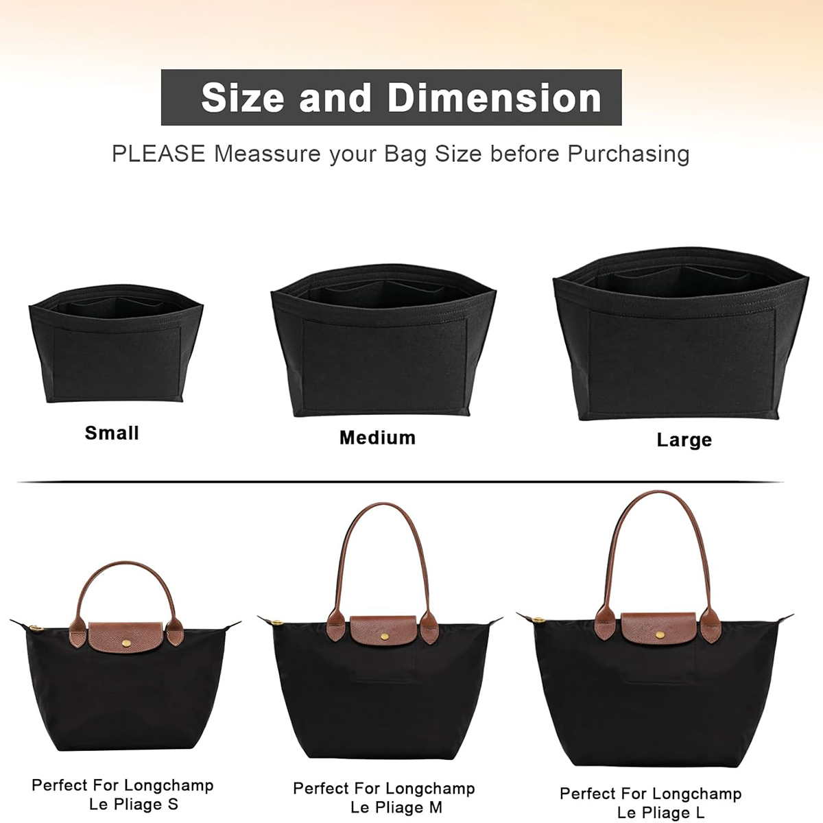 Felt Purse Organizer Insert fo - Backpack Insert Organizer avis et prix