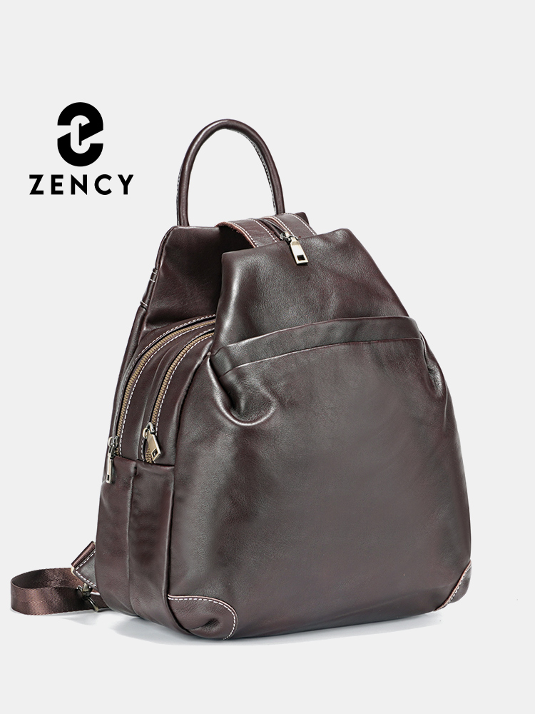 Zency Genuine Leather Women's  - Travel Backpack Anti Theft avis et prix