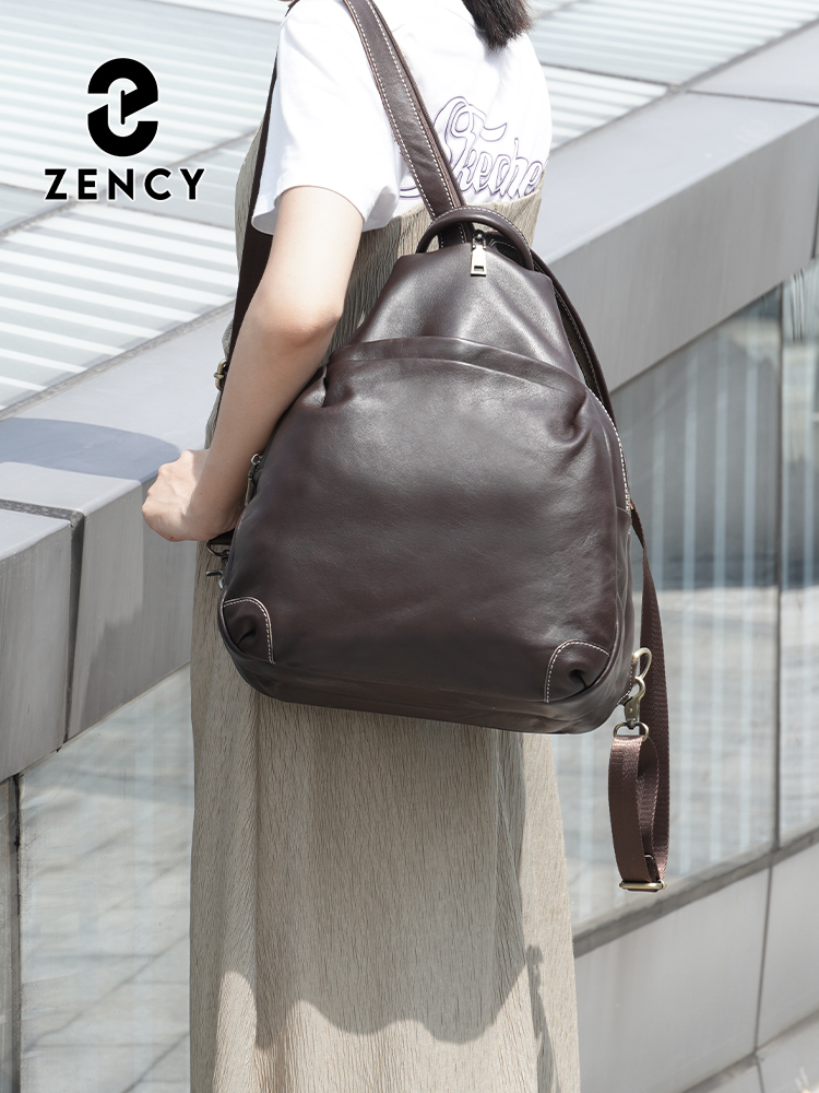 Zency Genuine Leather Women's  - Travel Backpack Anti Theft avis et prix