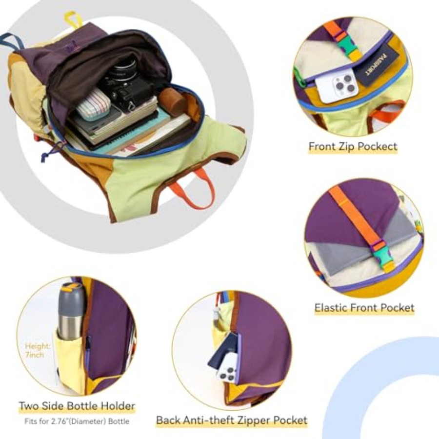 15L Small Hiking Backpack Trav - Foldable Backpack Small avis et prix