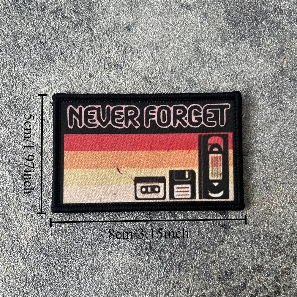 NEVER FORGET Funny Tape Morale - Urban Backpack Tactical avis et prix