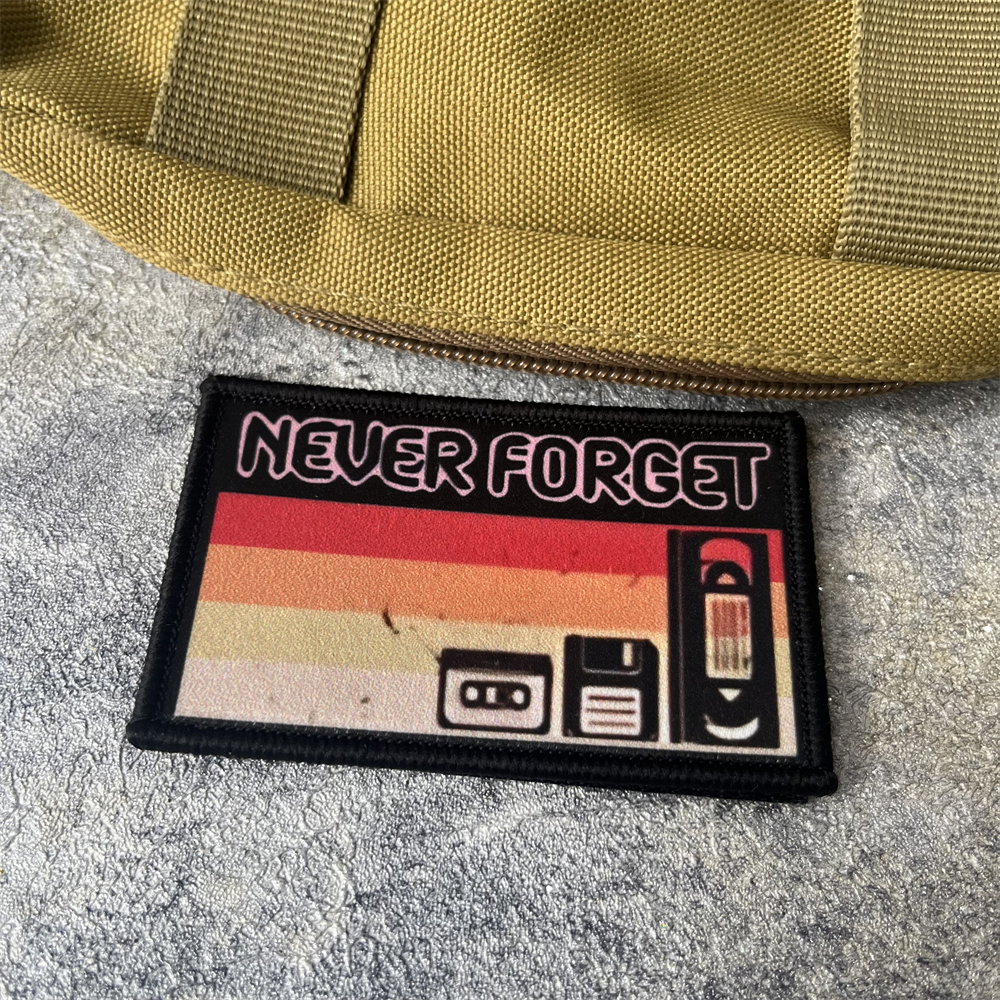 NEVER FORGET Funny Tape Morale - Urban Backpack Tactical avis et prix
