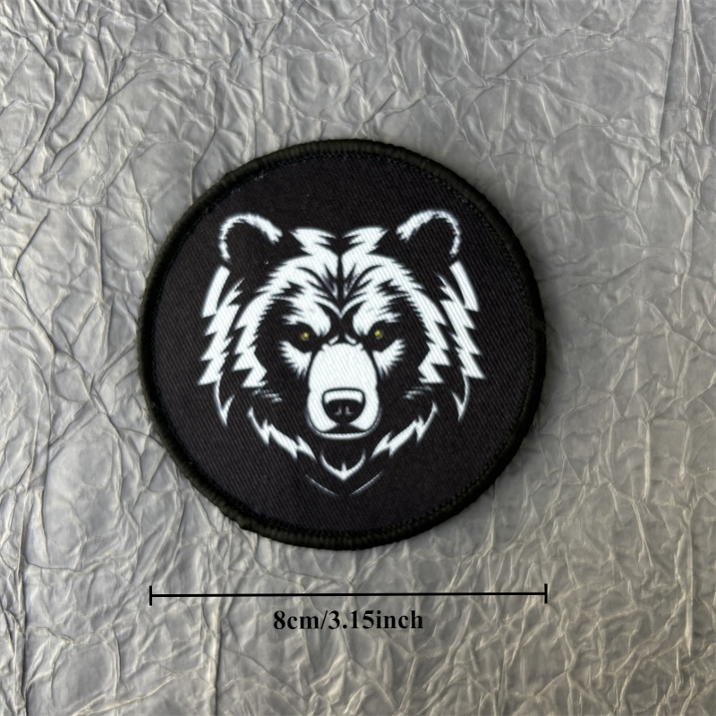 Black Bear Printed Patch on Cl - Urban Backpack Tactical avis et prix
