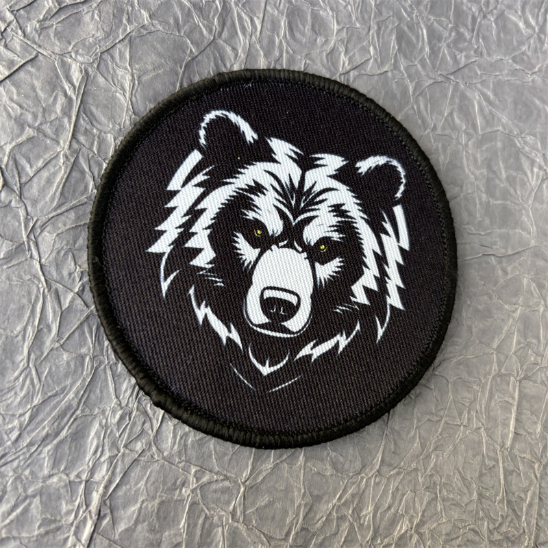 Black Bear Printed Patch on Cl - Urban Backpack Tactical avis et prix