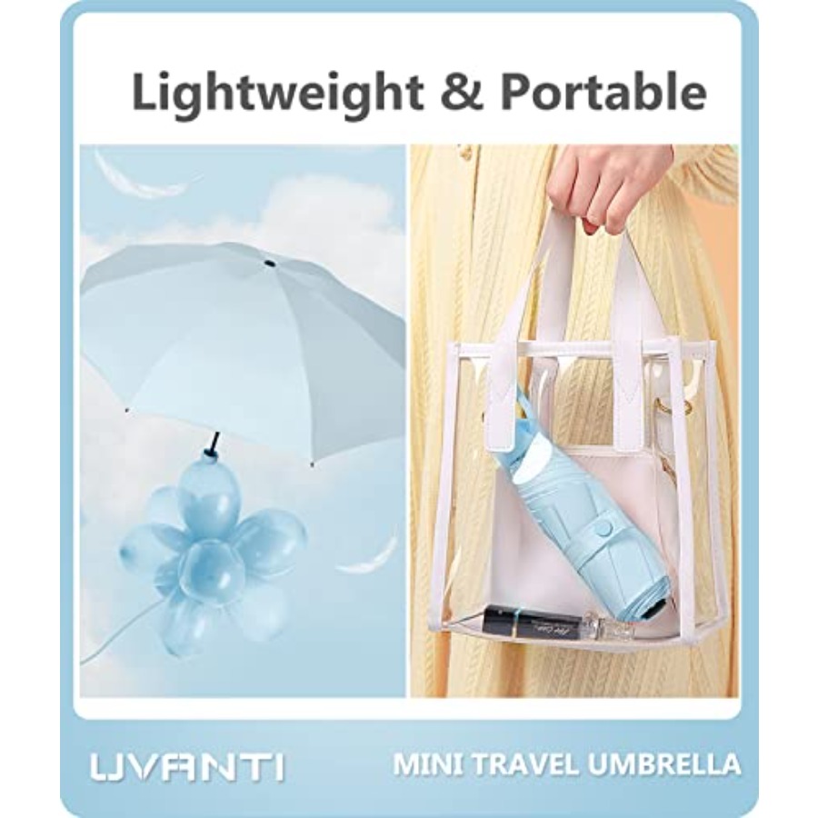 Mini Travel Umbrella with Case - Mini Backpack Purse avis et prix