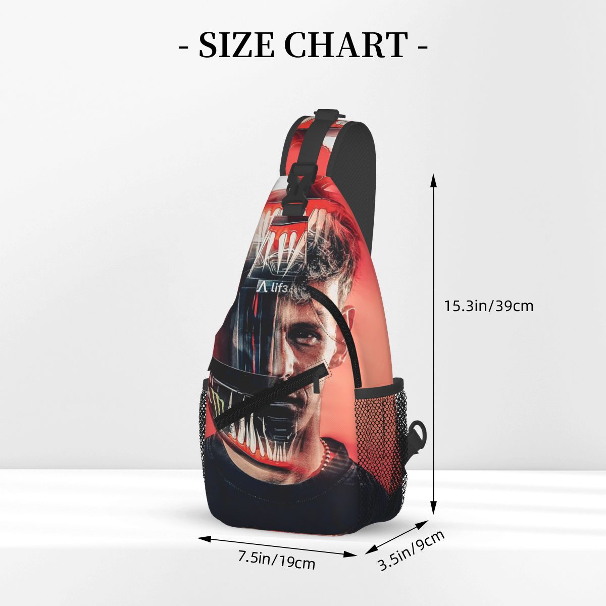 Fabio Quartararo El Diablo Mot - Sling Backpack Shoulder avis et prix