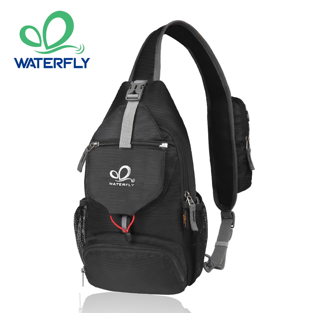 WATERFLY Chest Bag Shoulder Sm - Canvas Backpack Casual avis et prix