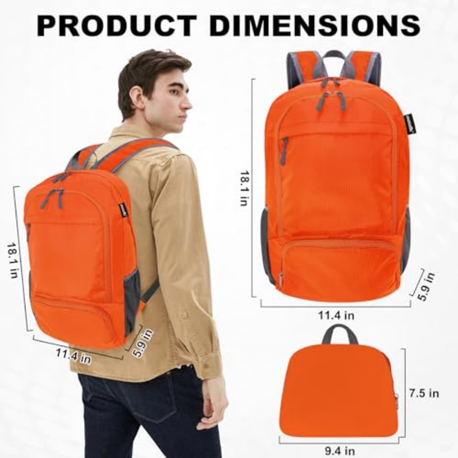 20L Lightweight Packable Hikin - Foldable Backpack Small avis et prix