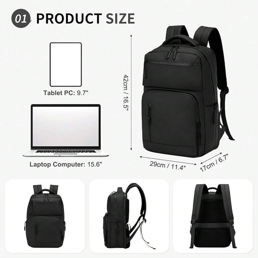 Waterproof Anti-Theft Laptop B - Laptop Backpack 15.6 avis et prix